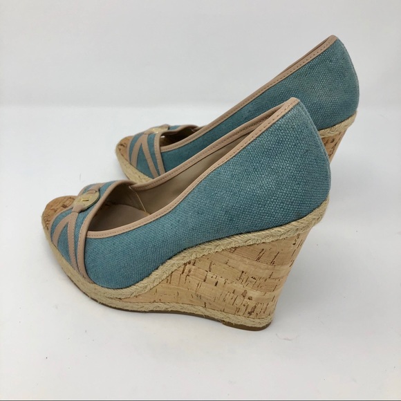 Ivanka Trump Shoes - Ivanka Trump cork 4 “ wedge espadrilles 7 1/2 M